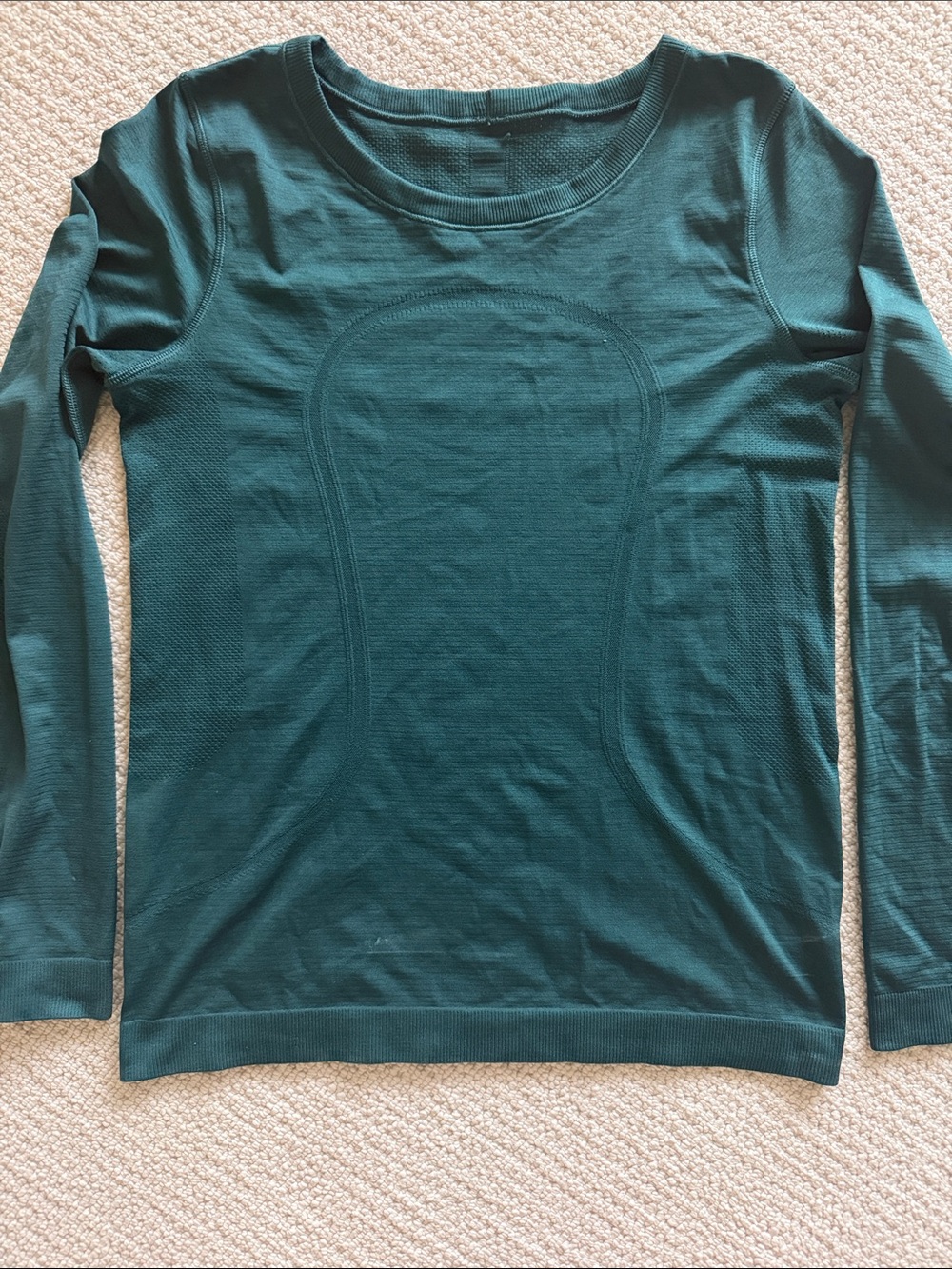lululemon athletica Long Sleeve Top in Teal Green